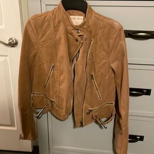 Free People faux suede jacket